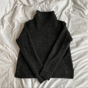Madewell Mock Neck Speckled Sweater